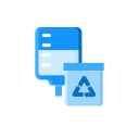 Blood bag recycling Icon