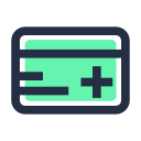 Medical insurance card Icon