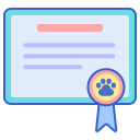 Veterinary Certificate Icon