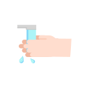 Faucet hand washing Icon