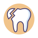Broken Tooth Icon