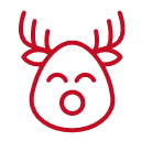 Christmas deer Icon