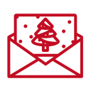 Christmas - mailing card Icon
