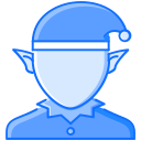 Christmas dwarf Elf Icon