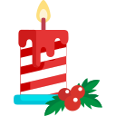 Christmas candle Icon