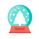 Christmas crystal ball Icon