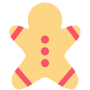 Christmas - Gingerbread Man Icon