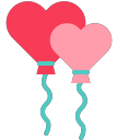 valentine_016-bubble-heart-love-affection Icon