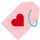 valentine_025-tag-love-heart-shopping Icon