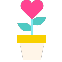valentine_034-flower-pot-love-heart Icon