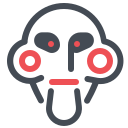Ghost face Halloween Icon