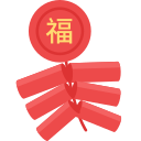Spring Festival - firecrackers Icon