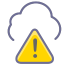 Cloud, warning Icon
