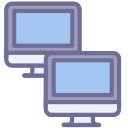 LAN, computer, computer Icon