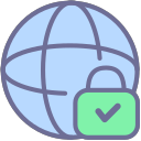 Secure network, website, encrypted network, SSL Icon