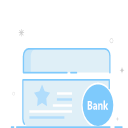 Change of bank account opening license Icon