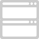 browser-horizontal split Icon