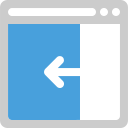 browser-sidebar left Icon