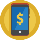 1_smartphone-money Icon