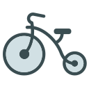 Baby bike cycle Icon