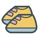 Baby children's shoes Icon