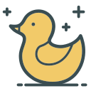 Baby duck Quac Icon