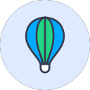 Hot Air Balloon Icon