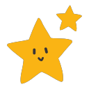 Hand drawn stars Icon