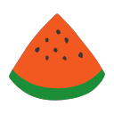 Hand painted watermelon Icon