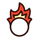 Fire circle Icon