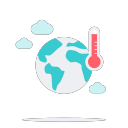global warming. SVG Icon