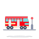 Public transportation SVG Icon