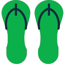 Beach slippers Icon