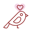 line_ Love bird Icon