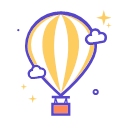 Hot Air Balloon Icon