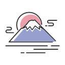 Tourism - Mount Fuji, Japan Icon