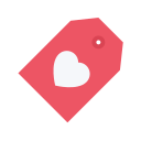 Heart red envelope Icon