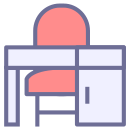 Desk, furniture Icon