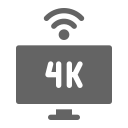 smart, tv, 4k Icon