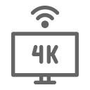 smart, tv, 4k Icon
