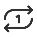 RepeatOnce Icon