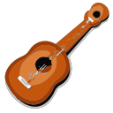 Guitar, music, multimedia Icon