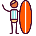 48-surf music Icon