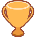 Bronze Award, recognition, praise, trophy, victory Icon