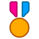 Bronze medal, medal, winner Icon