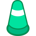 Cone, maintenance, stop, block Icon