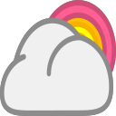 Weather, clouds, sun Icon