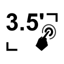 3.5 'touch screen Icon