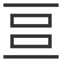Vertical bisection Icon