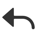 left turn_filled Icon